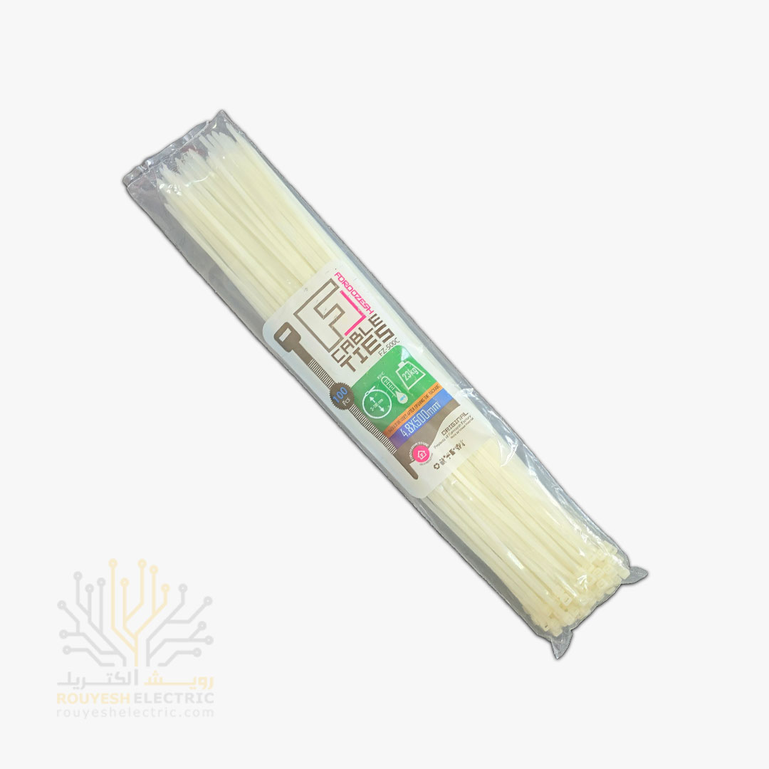 بست کمربندی 50 سانت برند فروزش ضخامت 4/8 سفید