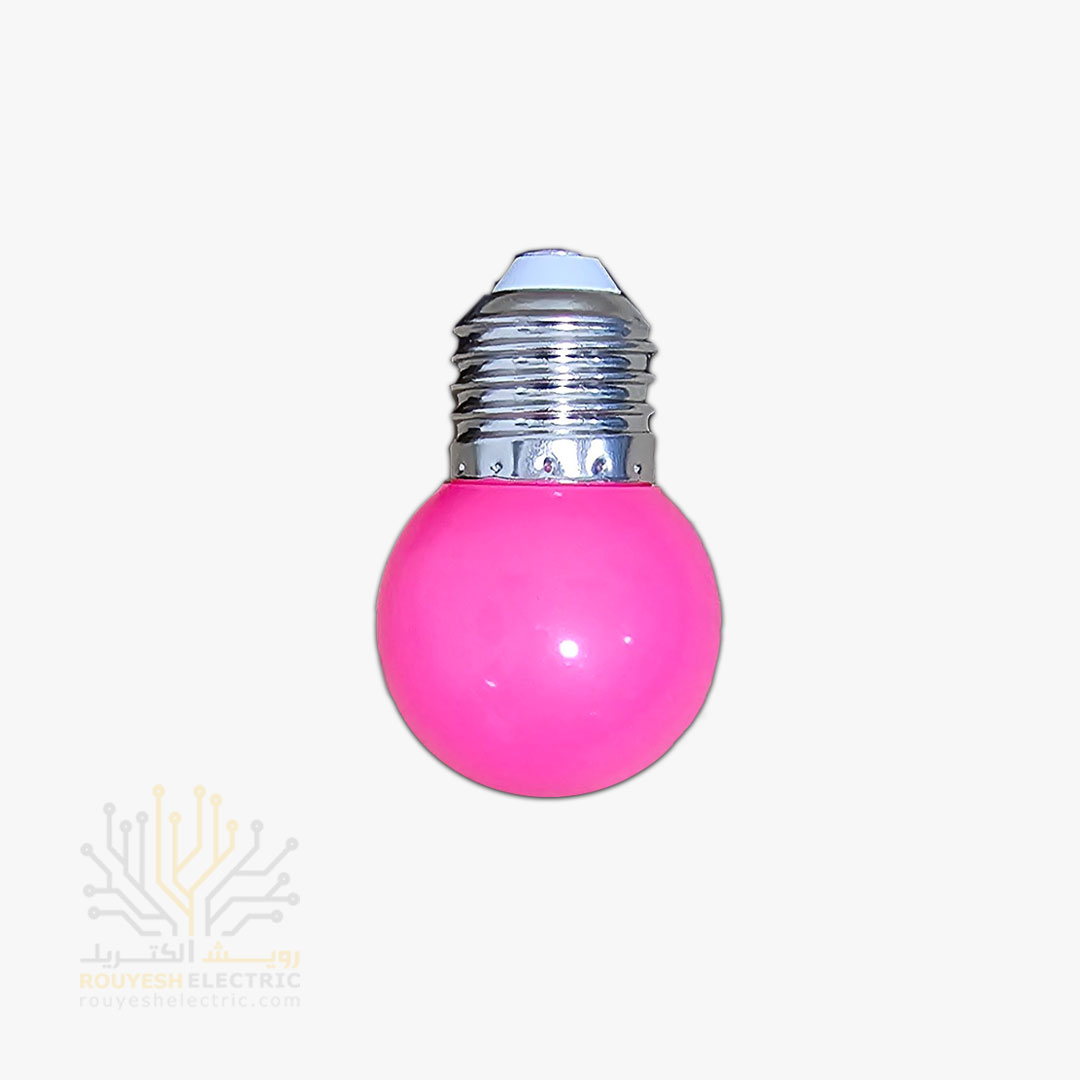 لامپ چراغ خواب برند پارس افق اروند 3 وات LED سرپیچ دار رنگ جور نشکن