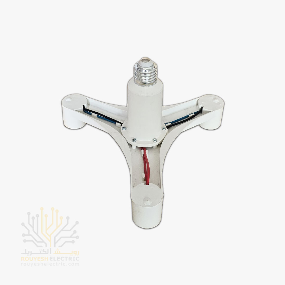 تبدیل سرپیچ لامپ 1 به 4 سرپیچ زنگ زده