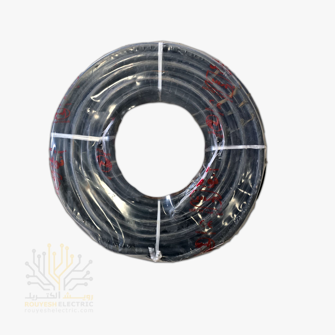 کابل برق نمره 5x2/5 برند نوید استاندارد حلقه 100 متری