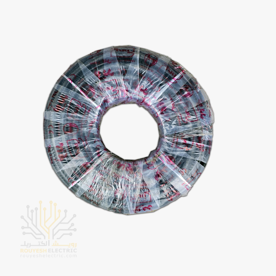 کابل برق نمره 5x4 برند نوید استاندارد حلقه 100 متری
