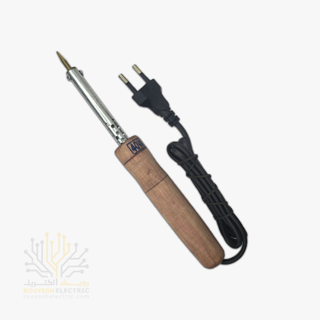 هویه لحیم کاری 40 وات دسته چوبی