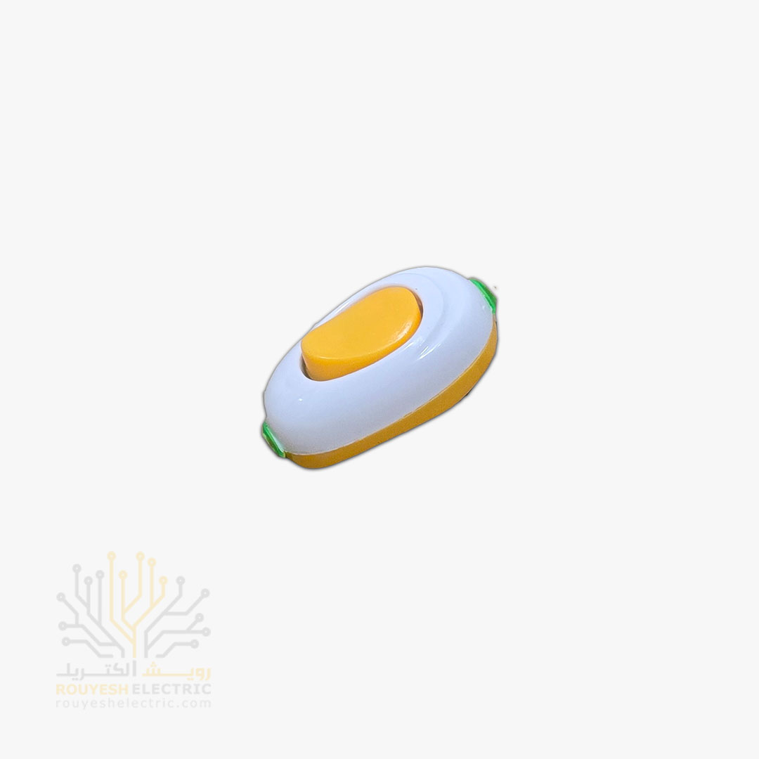 کلید بین راهی خانگی 3 آمپر خارجی سفید نارنجی
