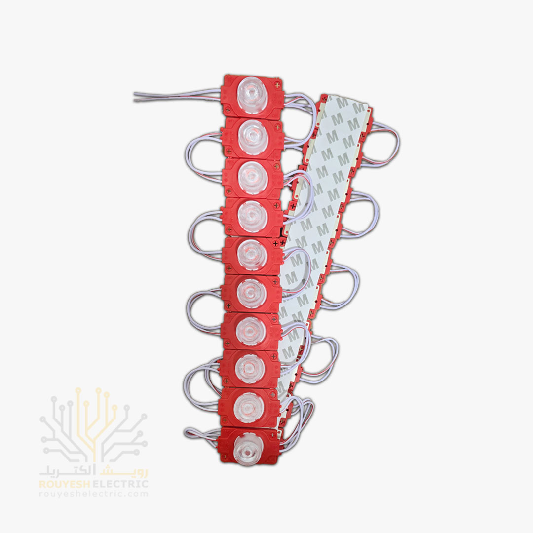 ریسه بلوکی COB مدل لایت باکس قرمز ورق 20 تایی