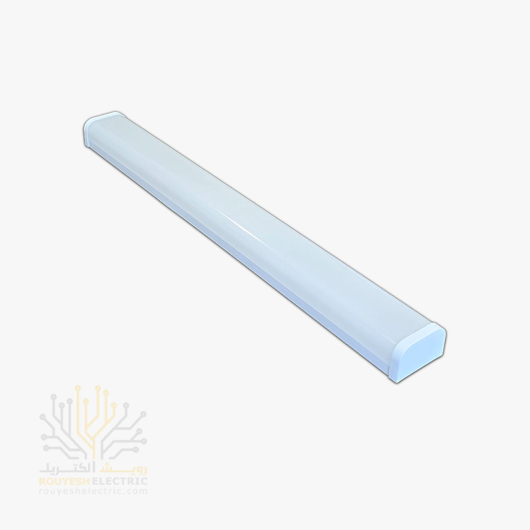 چراغ خطی ال ای دی 40 وات برند تک تاب طول 60 سانت عرض 6.5 سانت ضد آب رنگ مهتابی