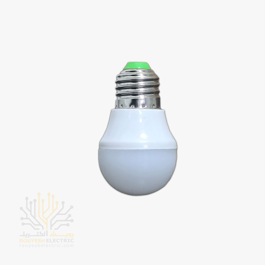 لامپ خواب 3 وات برند پاور سرپیچ دار نشکن رنگ سفید