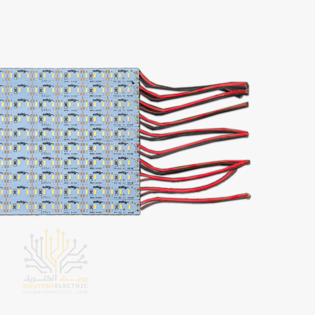 ریسه خطی 12 ولت برند مگا 40X14 تک لاین 1 متری آفتابی