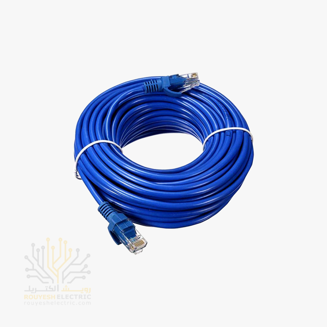 کابل شبکه دوسر سوکت برند لگرند مدل cat six utp پنج متری