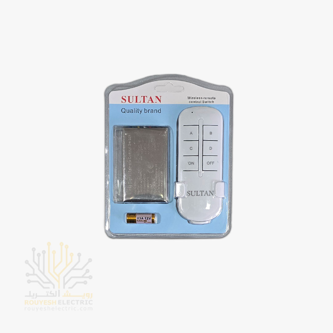 ریموت 4 کانال برند سلطان بدنه فلزی