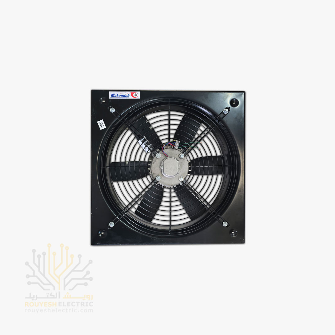 هواکش صنعتی 60 سانت برند مکنده موتور ایلکا استاندارد 6 پر پلاستیکی 1400 دور ضمانت تعمیر