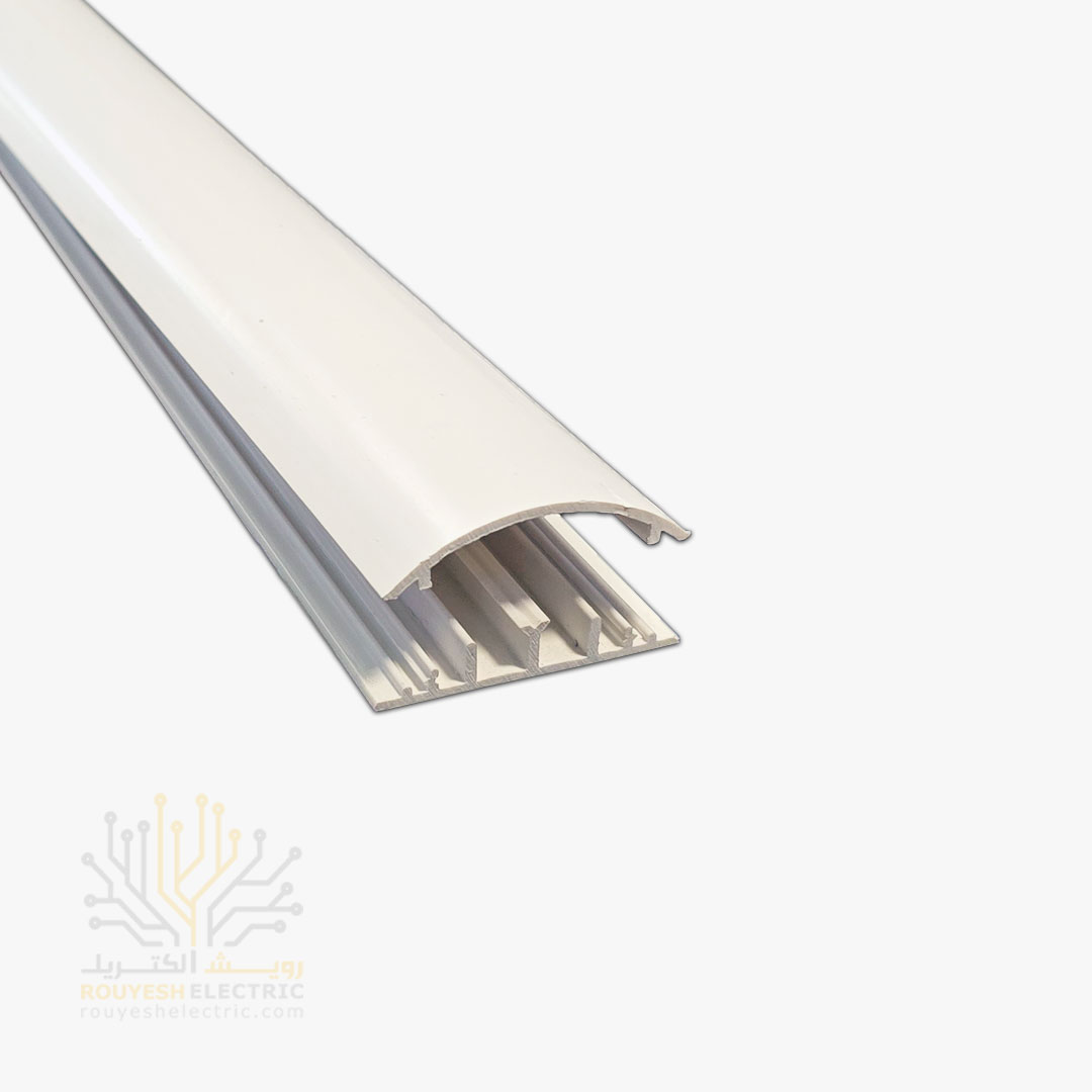 داکت برق زمینی برند سوپیتا نمره 50x12 ساده رنگ سفید 20 متر