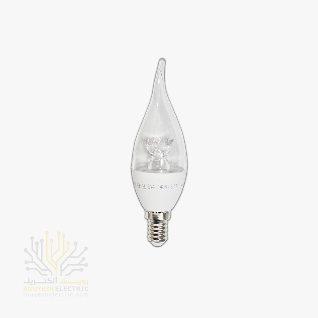 لامپ ال ای دی 7 وات اشکی برند فروزش مدل کریستالی آفتابی