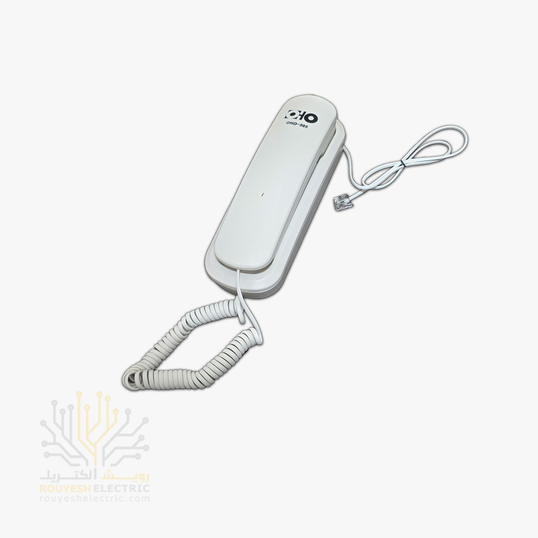 تلفن دیواری برند او اچ او مدل OHO-505 سفید